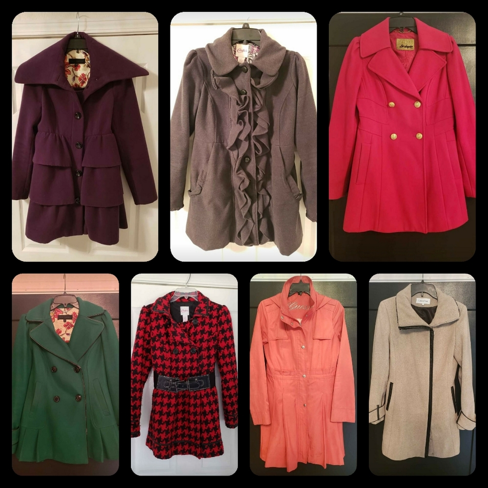 7 COATS --Ladies size Small!!